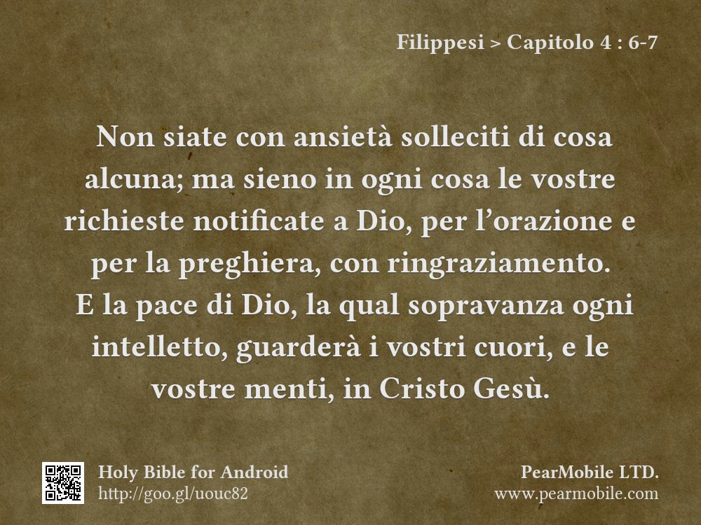 Filippesi, Capitolo 4:6-7